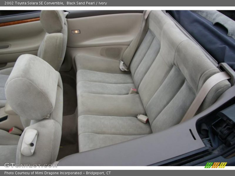  2002 Solara SE Convertible Ivory Interior