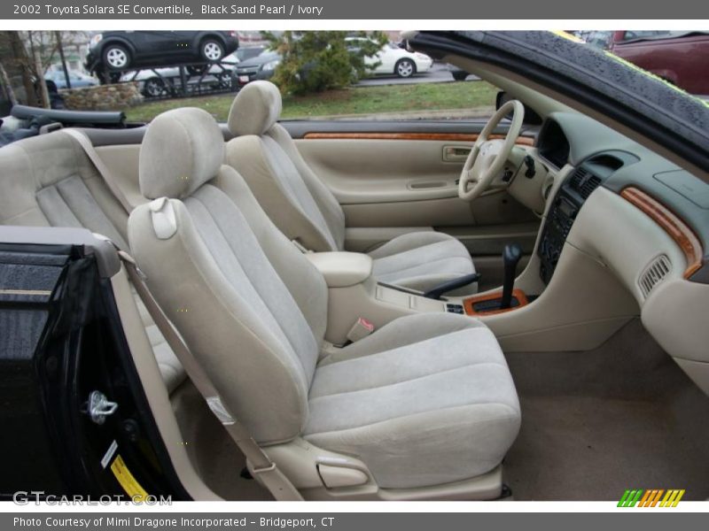  2002 Solara SE Convertible Ivory Interior