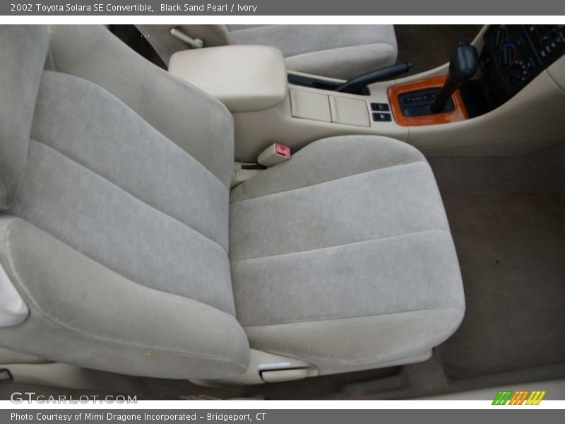 Black Sand Pearl / Ivory 2002 Toyota Solara SE Convertible