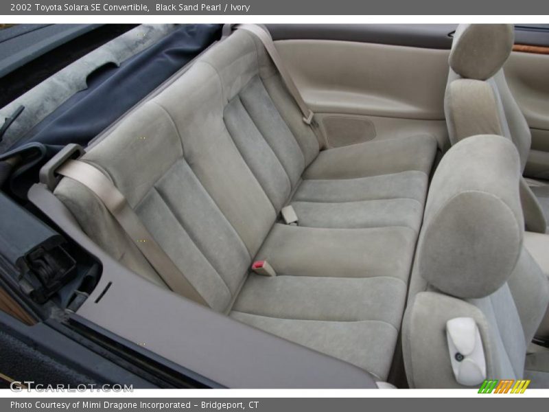  2002 Solara SE Convertible Ivory Interior