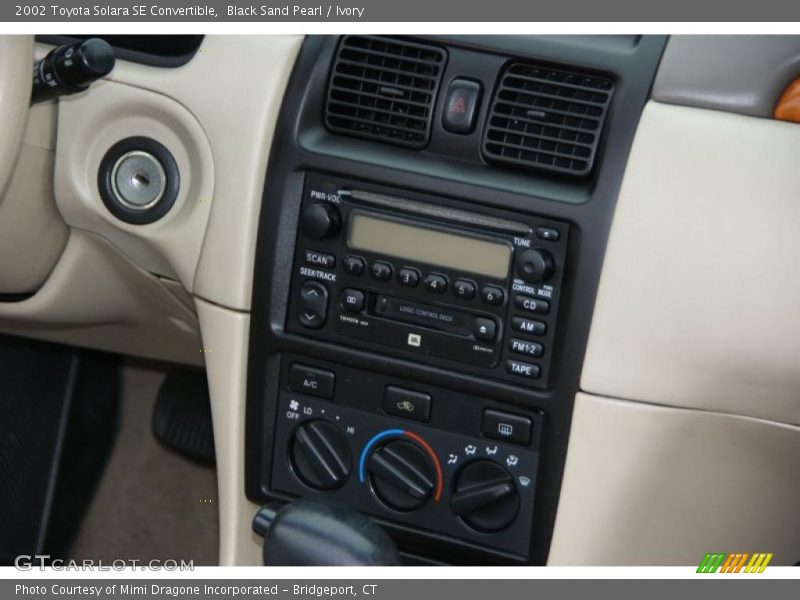 Black Sand Pearl / Ivory 2002 Toyota Solara SE Convertible