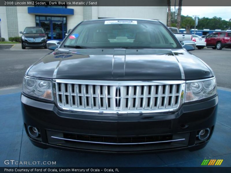Dark Blue Ink Metallic / Sand 2008 Lincoln MKZ Sedan