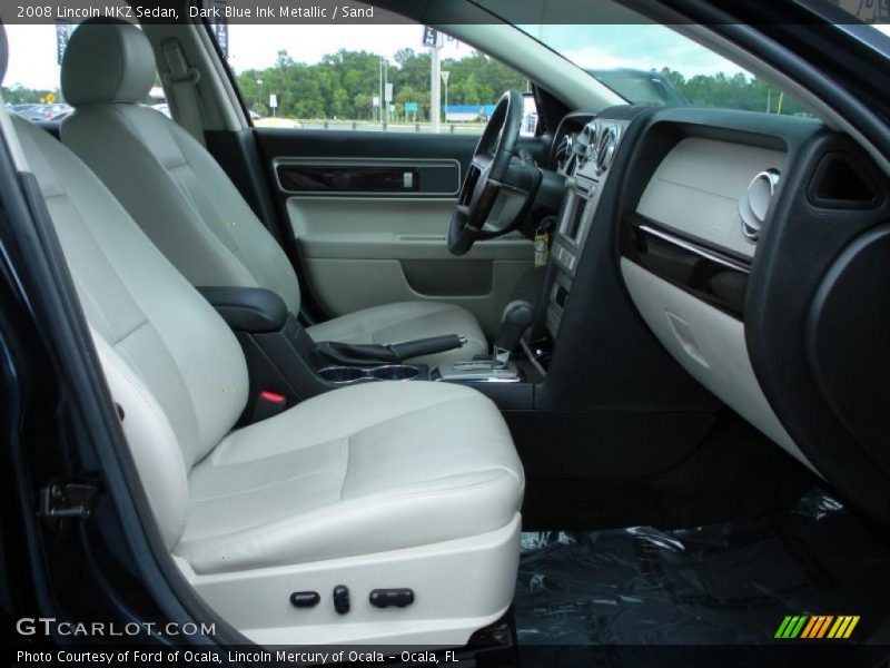 Dark Blue Ink Metallic / Sand 2008 Lincoln MKZ Sedan