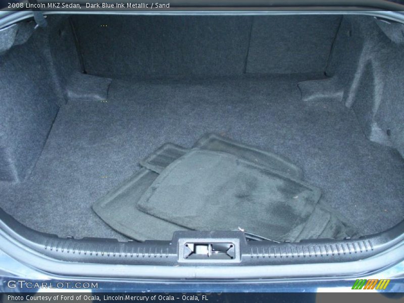 Dark Blue Ink Metallic / Sand 2008 Lincoln MKZ Sedan