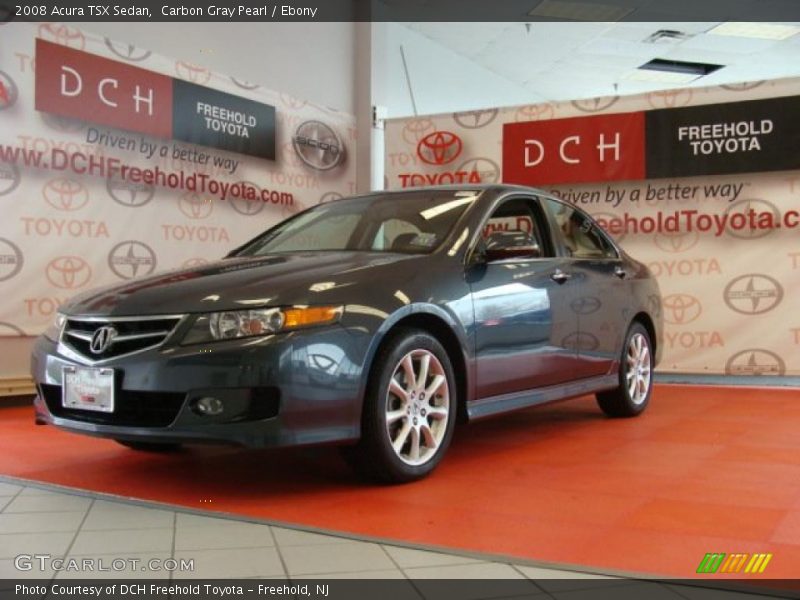 Carbon Gray Pearl / Ebony 2008 Acura TSX Sedan