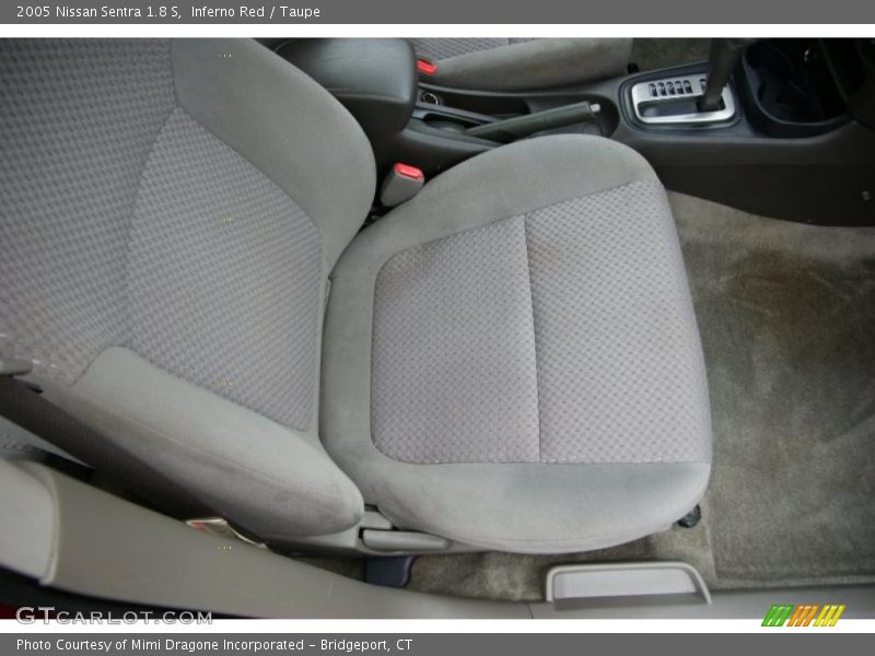 Inferno Red / Taupe 2005 Nissan Sentra 1.8 S