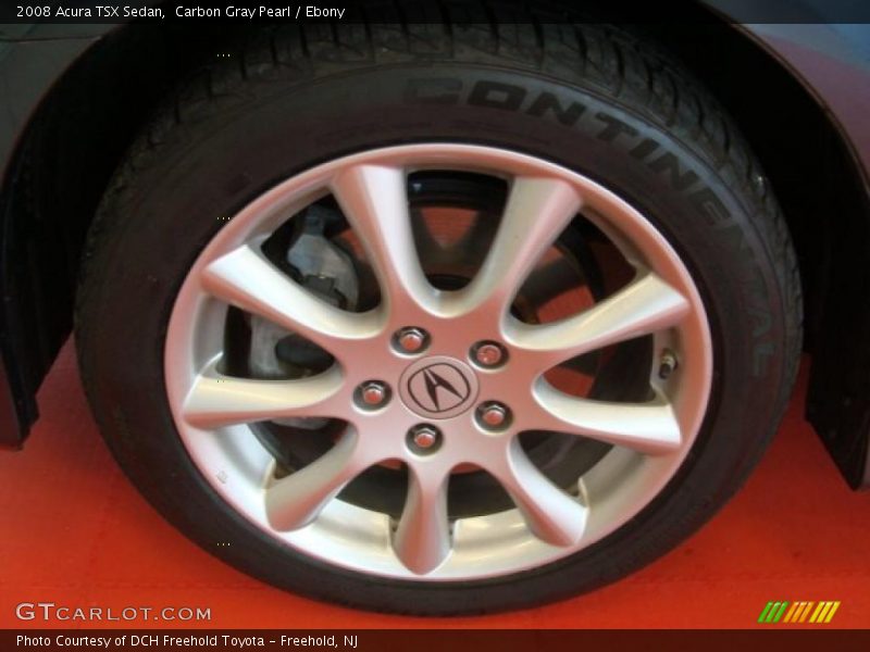 Carbon Gray Pearl / Ebony 2008 Acura TSX Sedan
