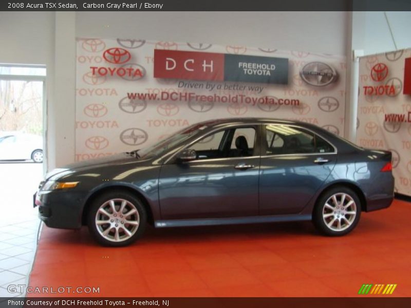 Carbon Gray Pearl / Ebony 2008 Acura TSX Sedan