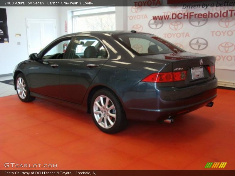 Carbon Gray Pearl / Ebony 2008 Acura TSX Sedan