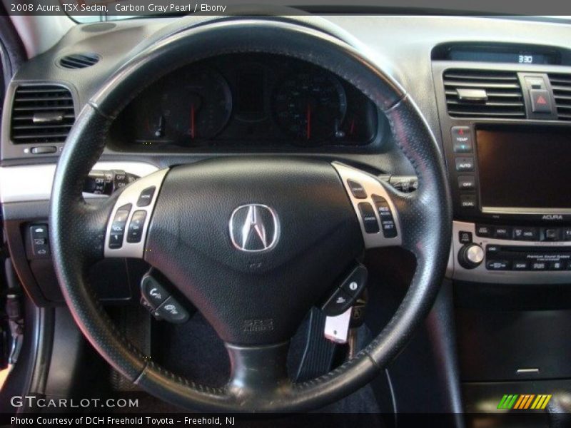 Carbon Gray Pearl / Ebony 2008 Acura TSX Sedan