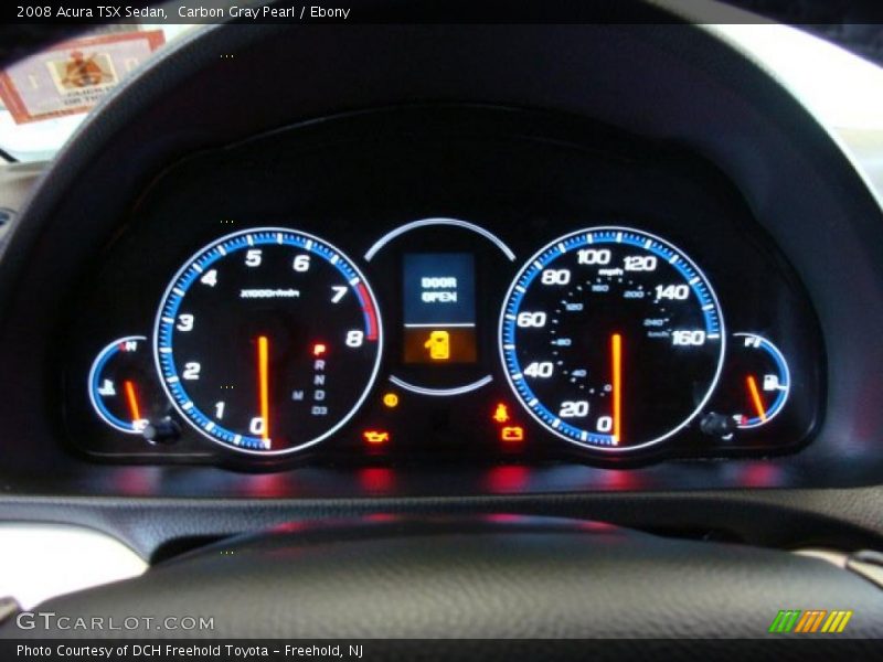 Carbon Gray Pearl / Ebony 2008 Acura TSX Sedan