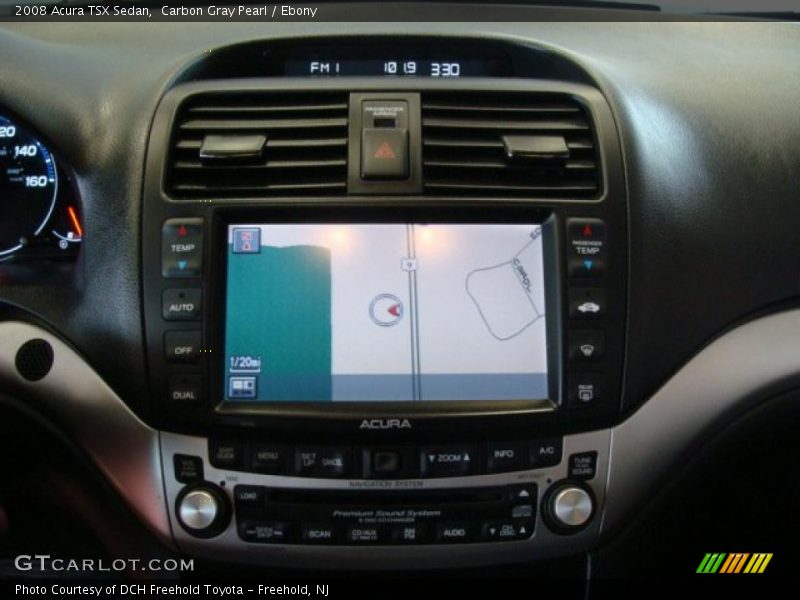Carbon Gray Pearl / Ebony 2008 Acura TSX Sedan