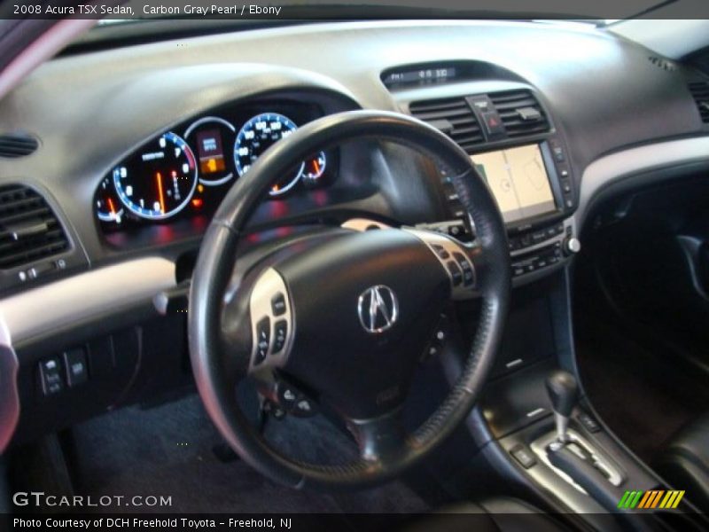 Carbon Gray Pearl / Ebony 2008 Acura TSX Sedan