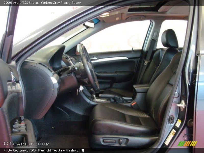 Carbon Gray Pearl / Ebony 2008 Acura TSX Sedan