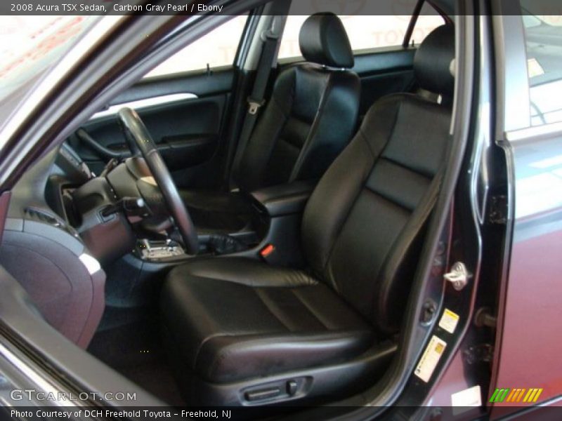 Carbon Gray Pearl / Ebony 2008 Acura TSX Sedan
