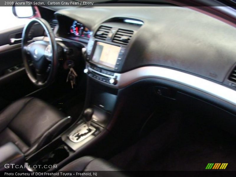 Carbon Gray Pearl / Ebony 2008 Acura TSX Sedan
