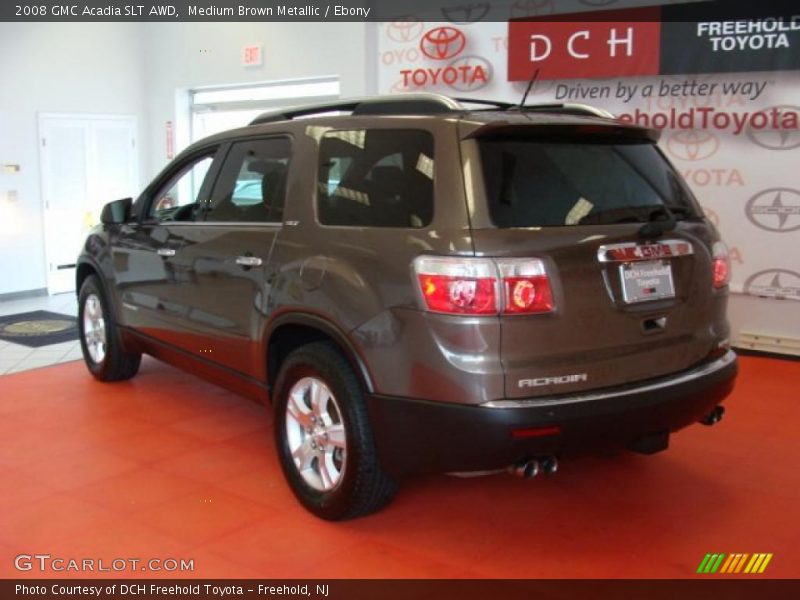 Medium Brown Metallic / Ebony 2008 GMC Acadia SLT AWD
