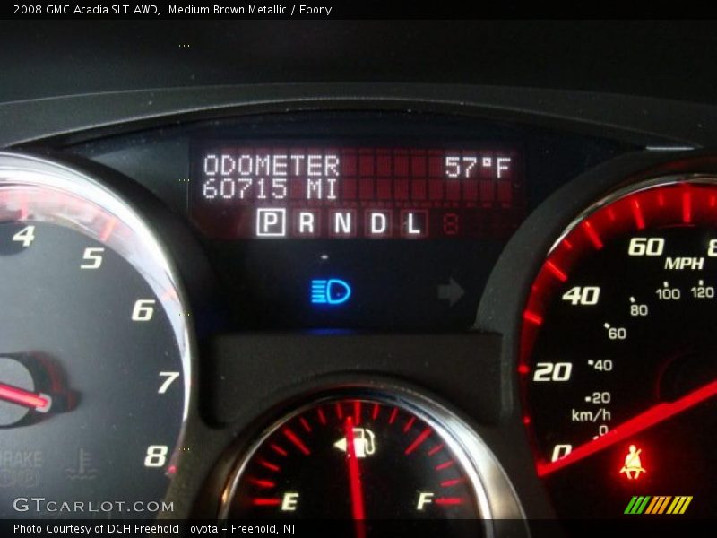 Medium Brown Metallic / Ebony 2008 GMC Acadia SLT AWD