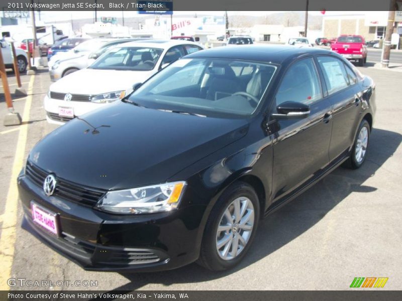 Black / Titan Black 2011 Volkswagen Jetta SE Sedan