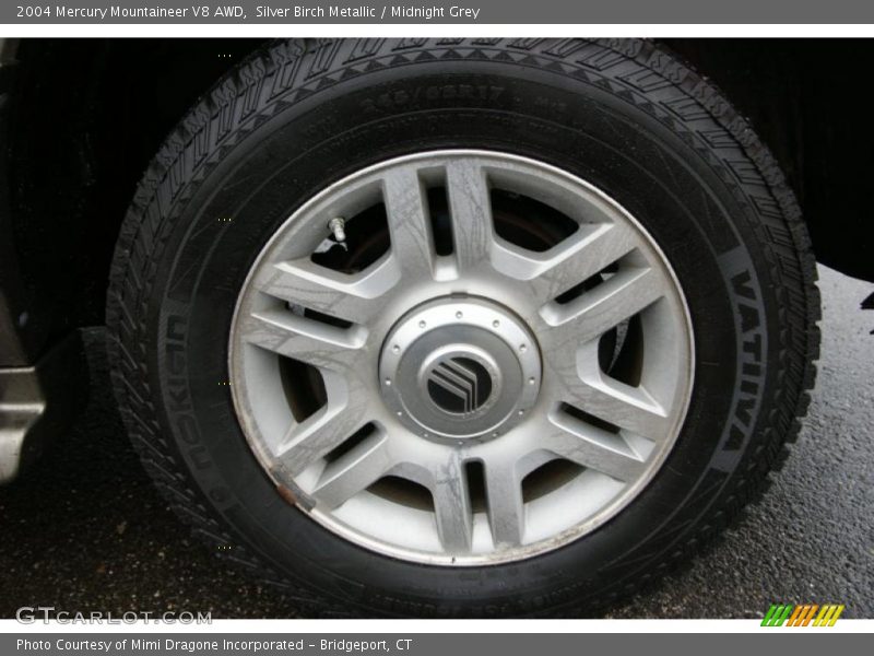 Silver Birch Metallic / Midnight Grey 2004 Mercury Mountaineer V8 AWD