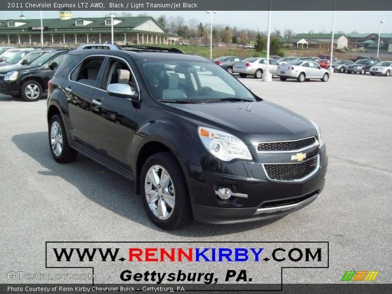 Black / Light Titanium/Jet Black 2011 Chevrolet Equinox LTZ AWD