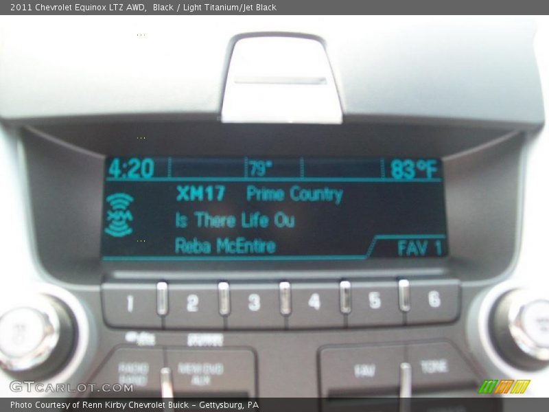 Black / Light Titanium/Jet Black 2011 Chevrolet Equinox LTZ AWD