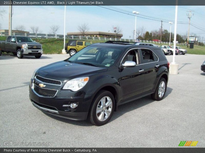 Black / Light Titanium/Jet Black 2011 Chevrolet Equinox LTZ AWD