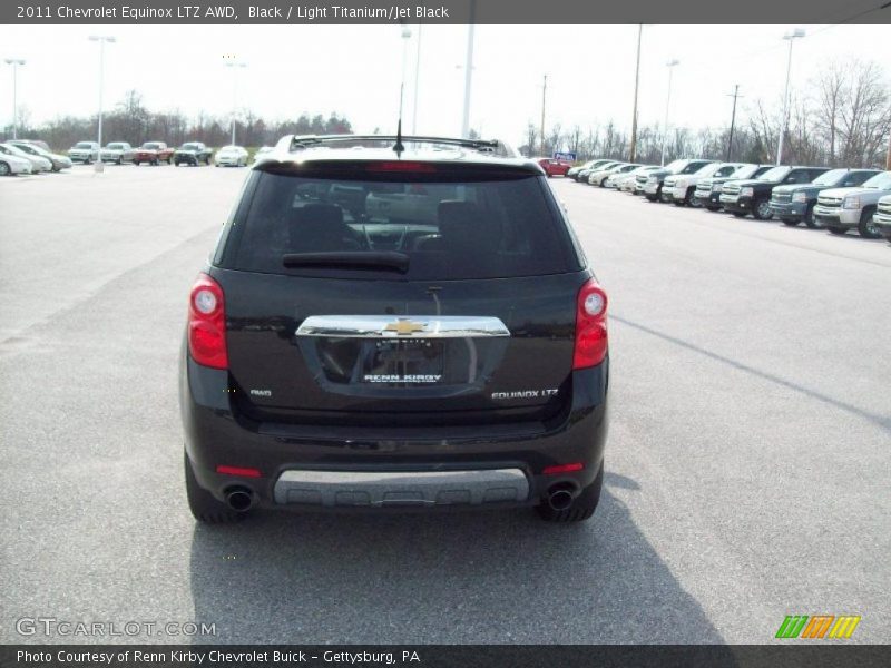 Black / Light Titanium/Jet Black 2011 Chevrolet Equinox LTZ AWD