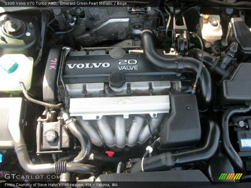  1998 V70 Turbo AWD Engine - 2.4 Liter Turbocharged DOHC 20-Valve 5 Cylinder