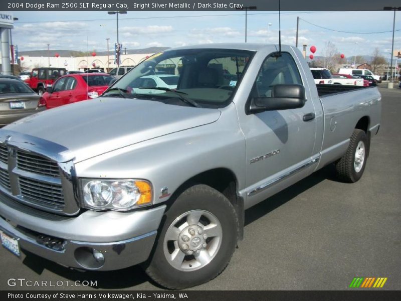 Bright Silver Metallic / Dark Slate Gray 2004 Dodge Ram 2500 SLT Regular Cab