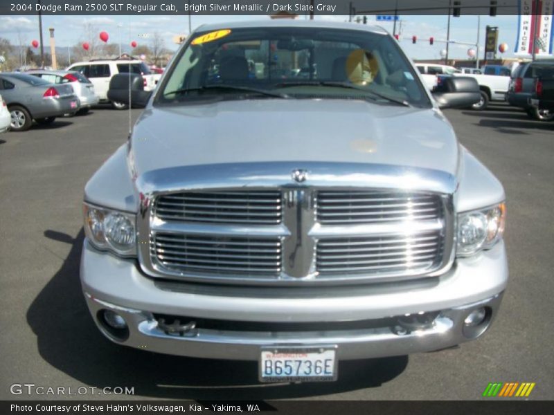 Bright Silver Metallic / Dark Slate Gray 2004 Dodge Ram 2500 SLT Regular Cab