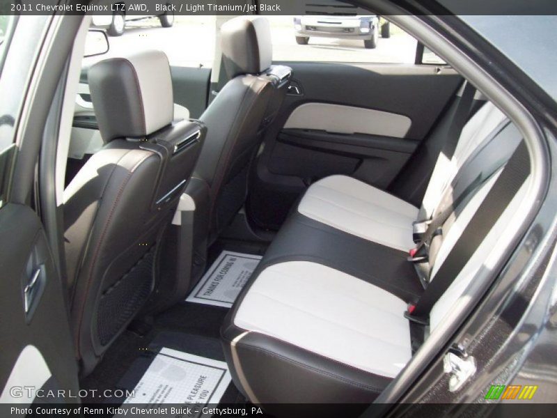  2011 Equinox LTZ AWD Light Titanium/Jet Black Interior