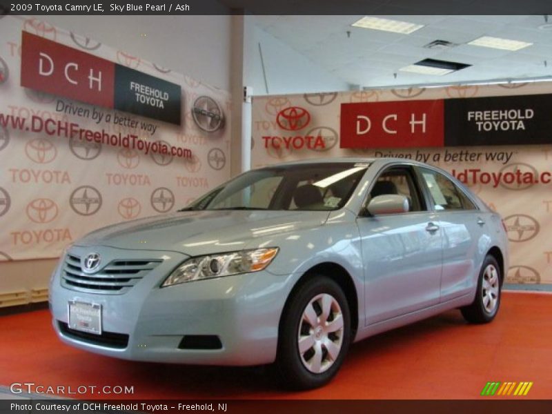 Sky Blue Pearl / Ash 2009 Toyota Camry LE