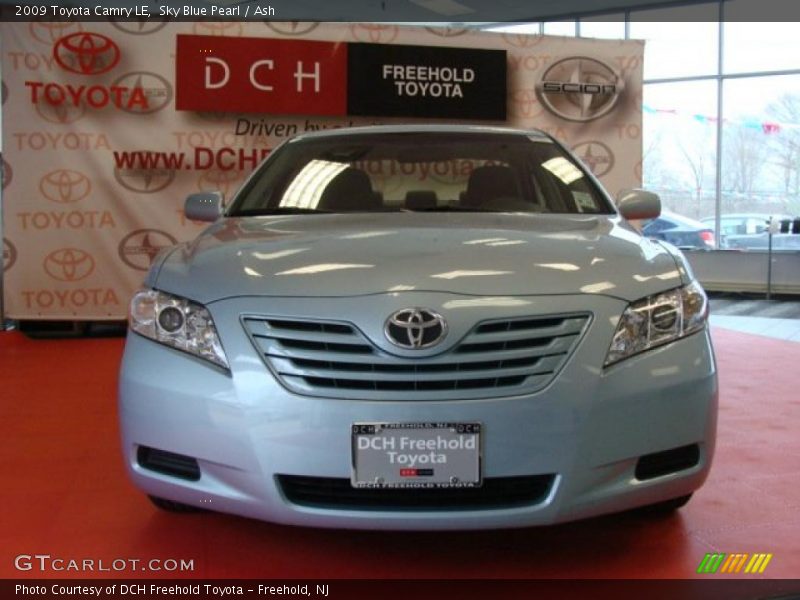 Sky Blue Pearl / Ash 2009 Toyota Camry LE