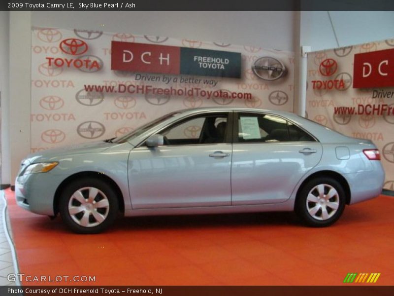 Sky Blue Pearl / Ash 2009 Toyota Camry LE