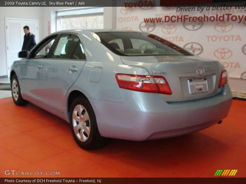 Sky Blue Pearl / Ash 2009 Toyota Camry LE