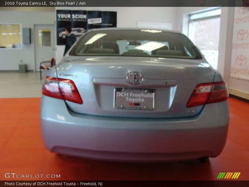 Sky Blue Pearl / Ash 2009 Toyota Camry LE