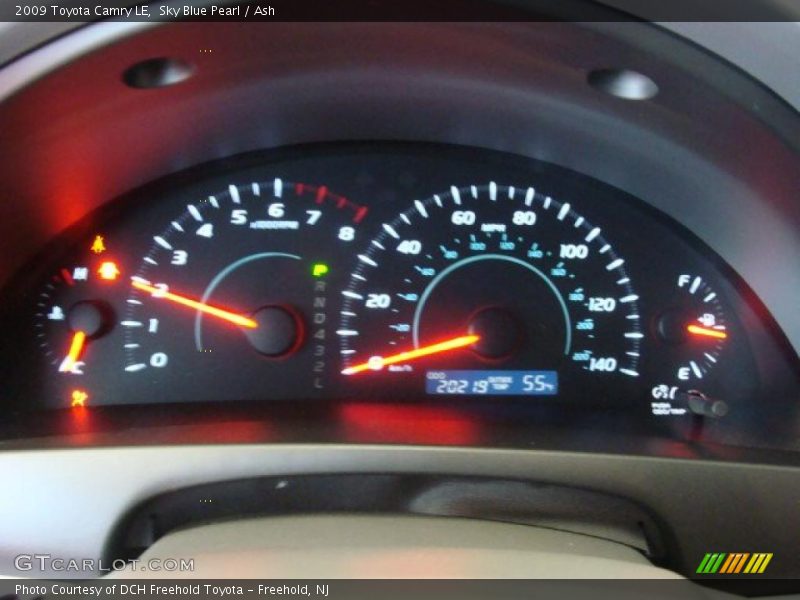 Sky Blue Pearl / Ash 2009 Toyota Camry LE