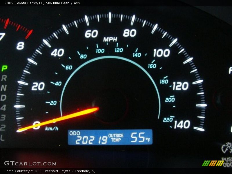 Sky Blue Pearl / Ash 2009 Toyota Camry LE