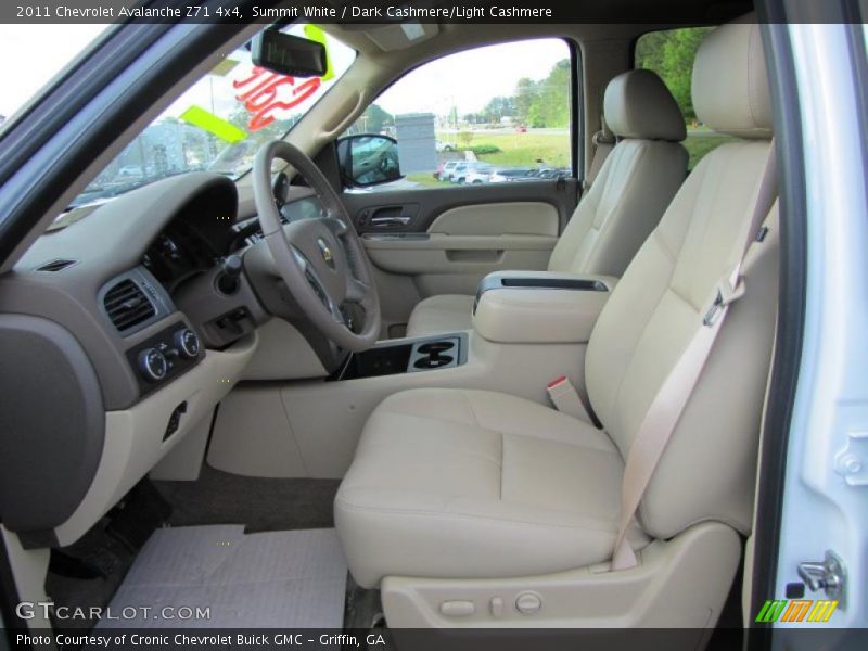  2011 Avalanche Z71 4x4 Dark Cashmere/Light Cashmere Interior