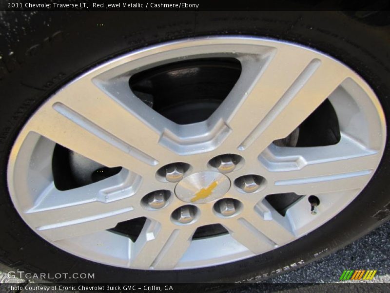 Red Jewel Metallic / Cashmere/Ebony 2011 Chevrolet Traverse LT