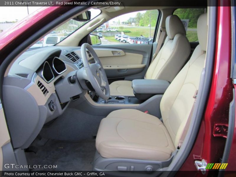 Red Jewel Metallic / Cashmere/Ebony 2011 Chevrolet Traverse LT