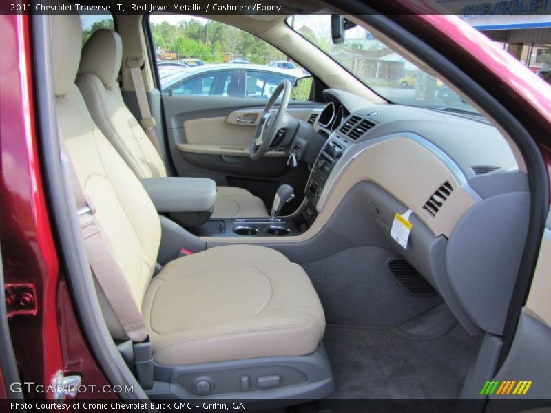 Red Jewel Metallic / Cashmere/Ebony 2011 Chevrolet Traverse LT