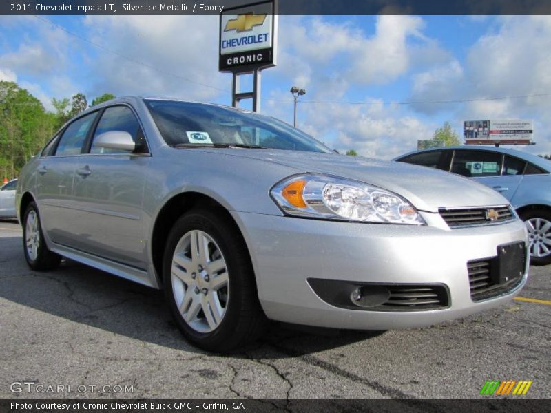 Silver Ice Metallic / Ebony 2011 Chevrolet Impala LT