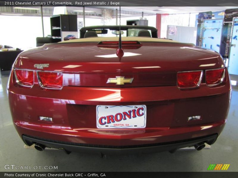 Red Jewel Metallic / Beige 2011 Chevrolet Camaro LT Convertible