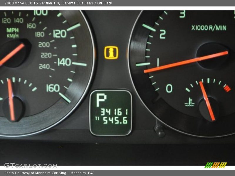 Barents Blue Pearl / Off Black 2008 Volvo C30 T5 Version 1.0