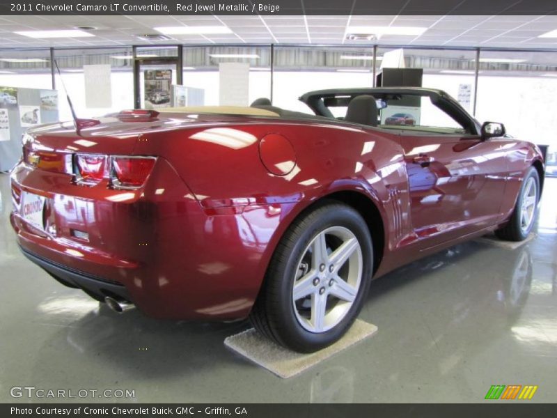 Red Jewel Metallic / Beige 2011 Chevrolet Camaro LT Convertible