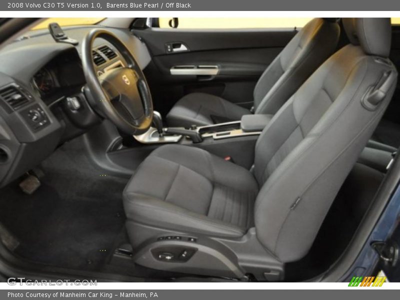 Barents Blue Pearl / Off Black 2008 Volvo C30 T5 Version 1.0