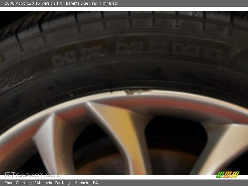 Barents Blue Pearl / Off Black 2008 Volvo C30 T5 Version 1.0