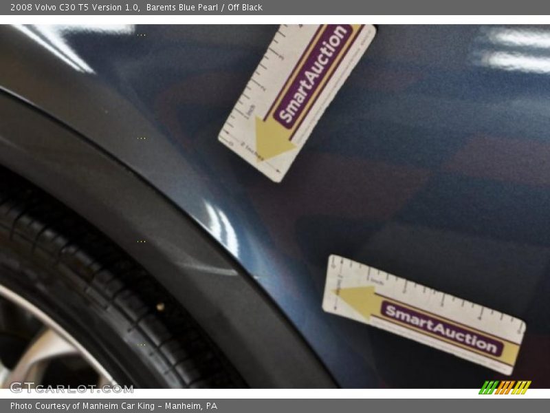Barents Blue Pearl / Off Black 2008 Volvo C30 T5 Version 1.0